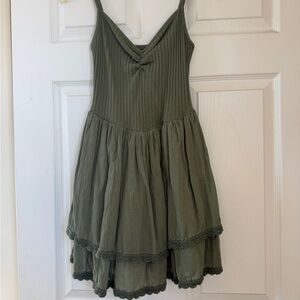 Aerie Olive Green Mini Dress